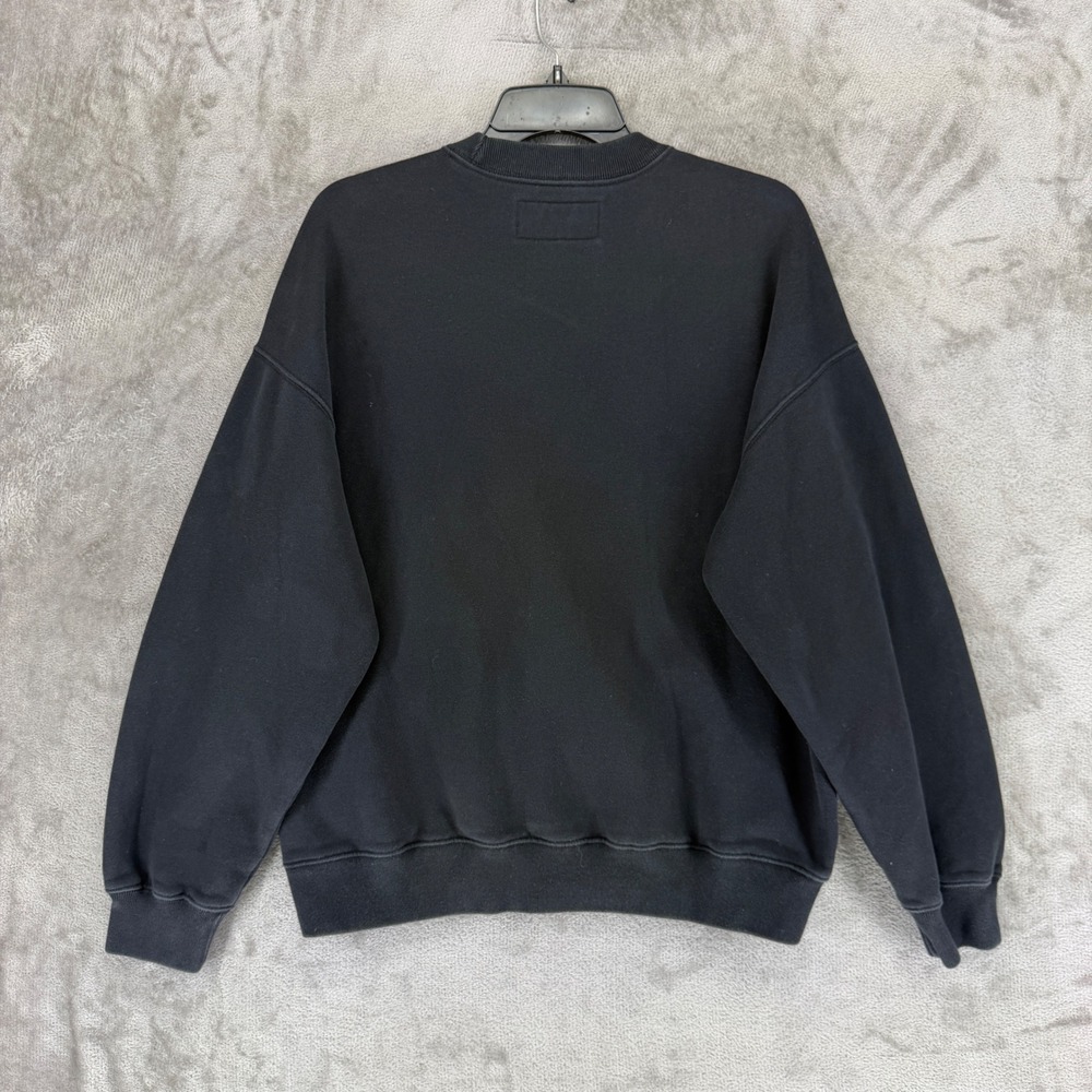 Abercrombie & Fitch Palm Tree Crew Sweatshirt Small Black Graphic Pullover S